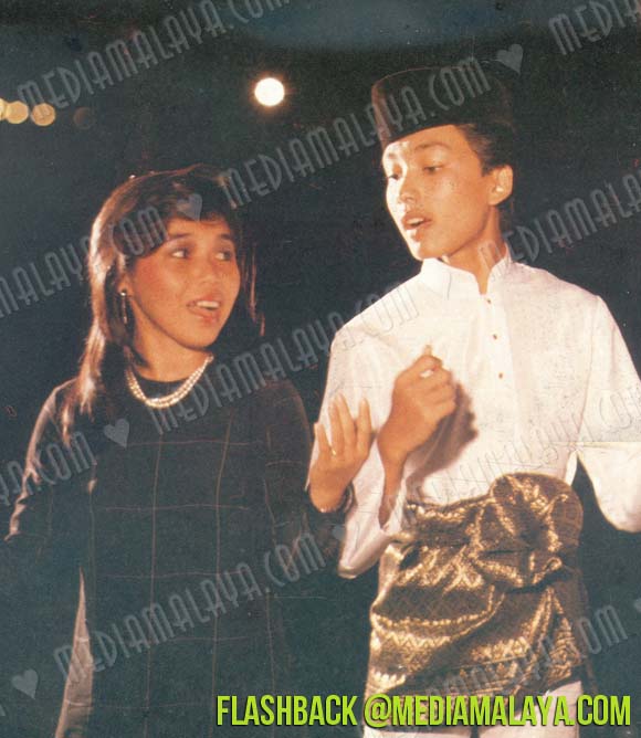 Media Malaya Annuar and Eliina in action back in the day.