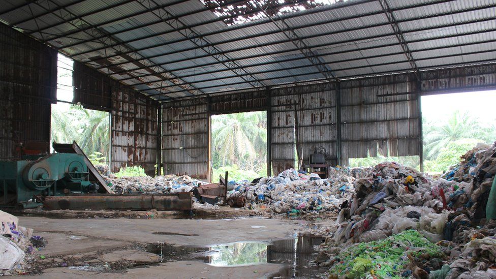 Abandoned recycling factory in Kuala Langat.