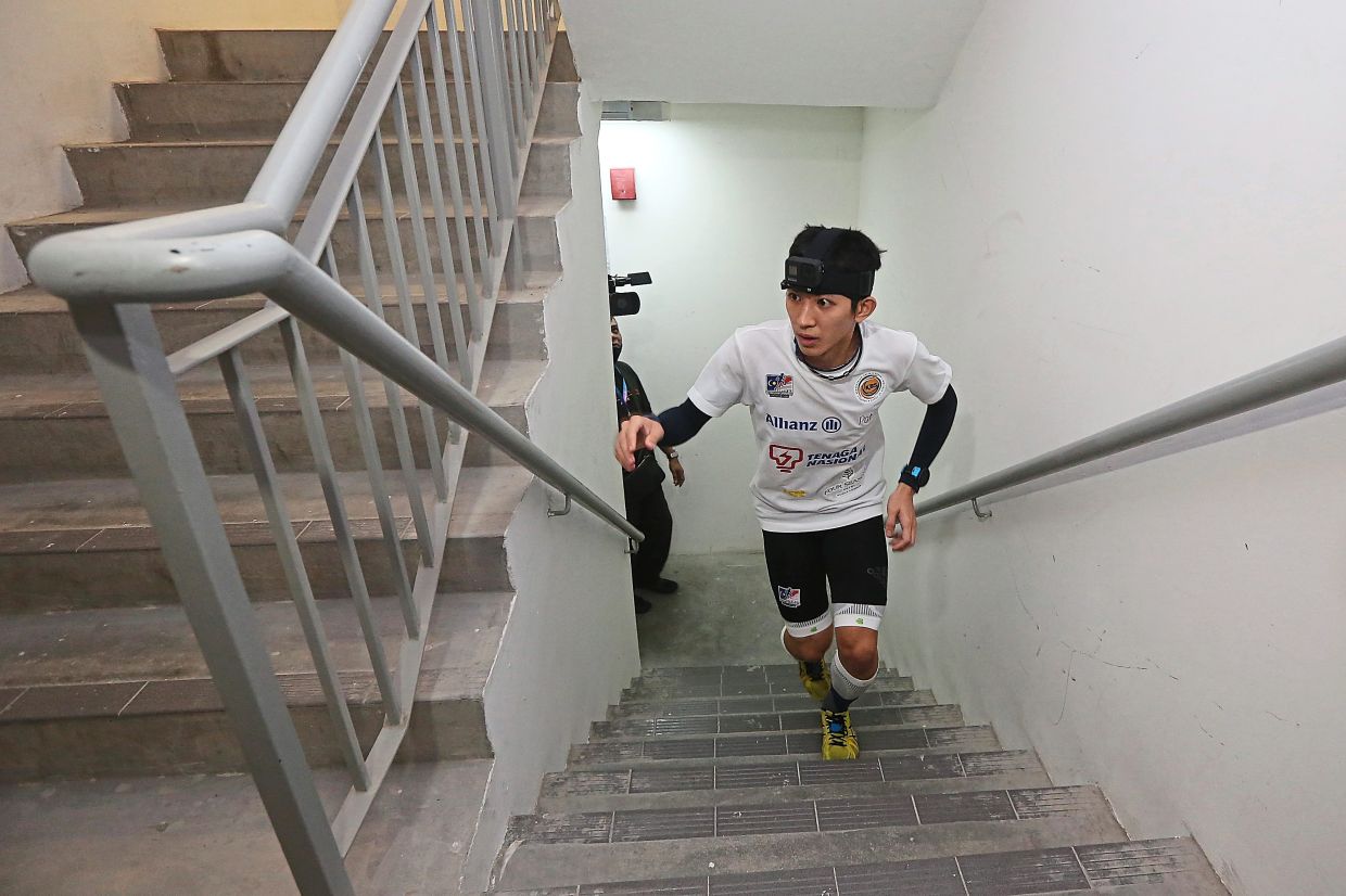 If you think running is already hard, try vertical running.