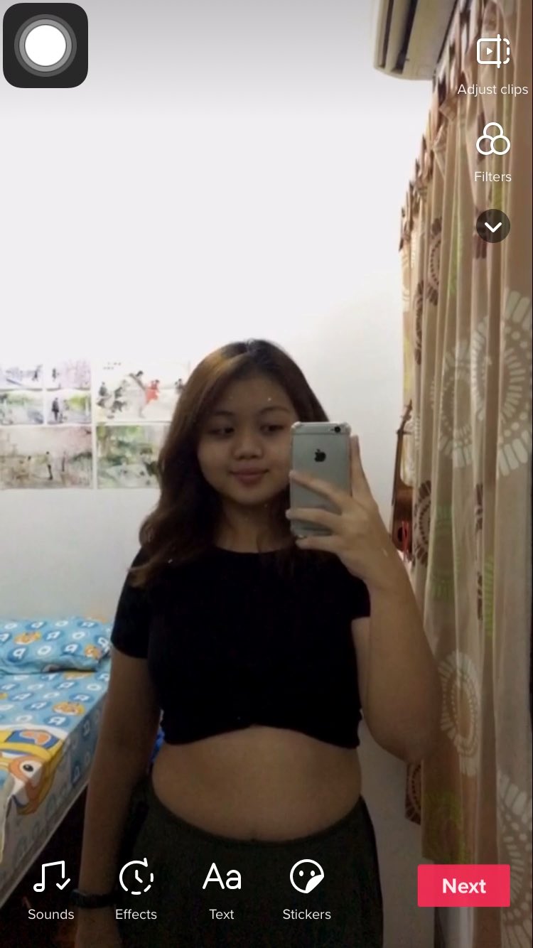 Before her transformation.