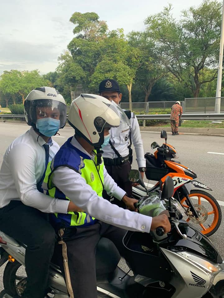 Abang polis to the rescue.