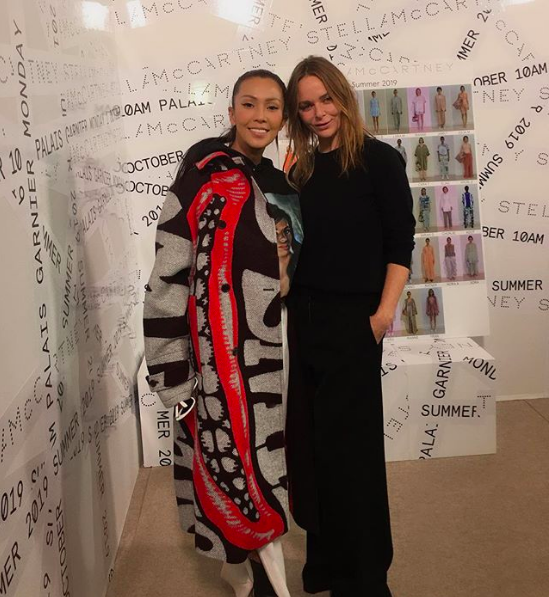 Ezurin with Stella McCartney.