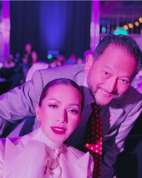 Ezurin and her ex-husband.