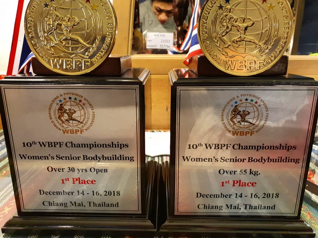 Lilian Tan Two for the trophy cabinet.