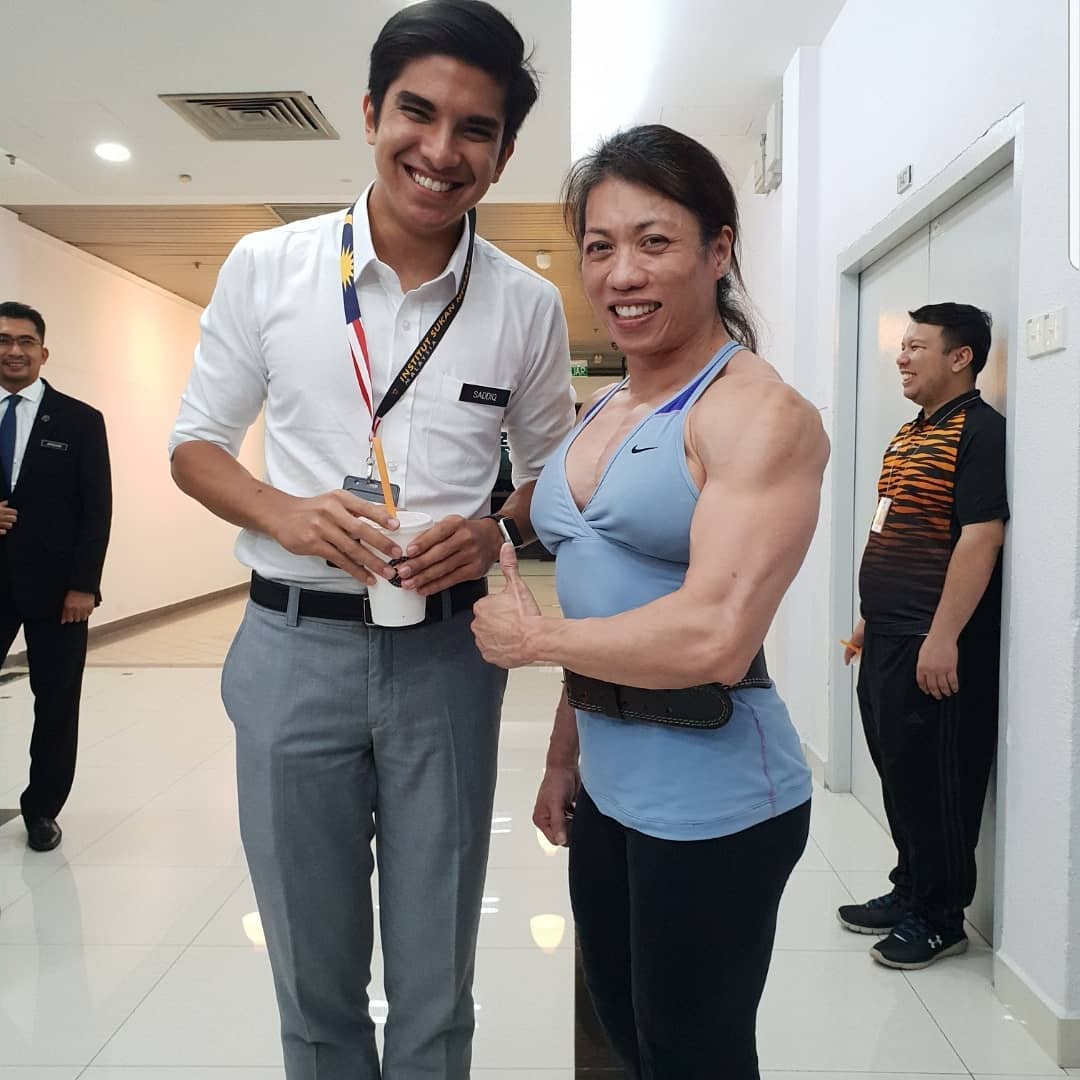 Lilian Tan Meeting former Sports Minister Syed Saddiq.