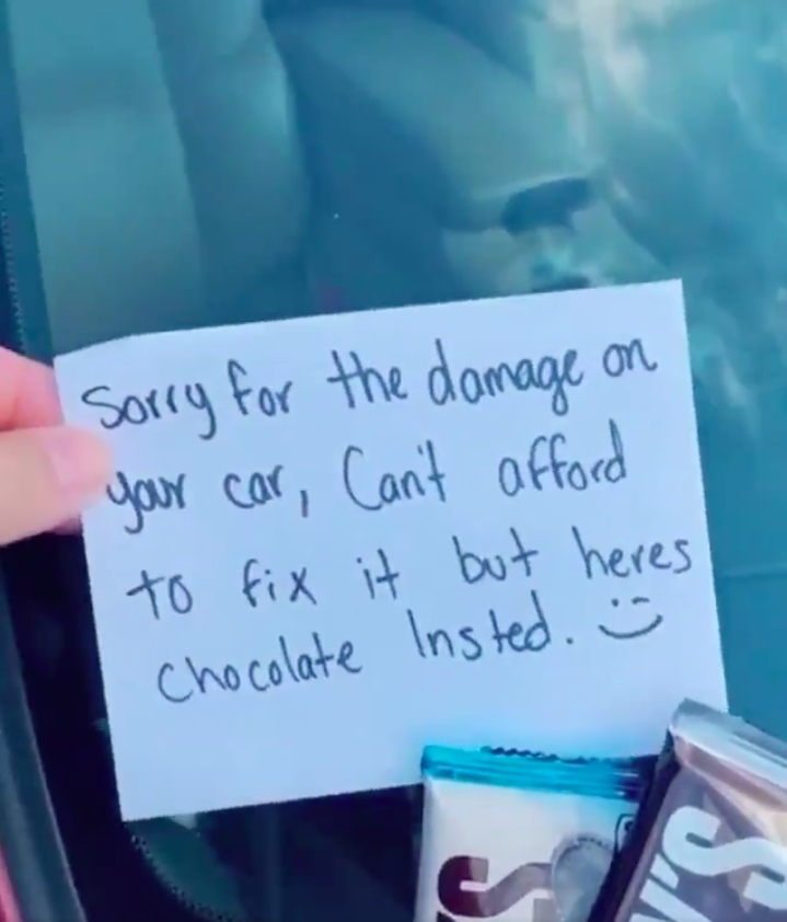 Aww, cute note.