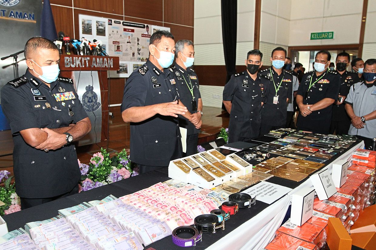 Malaysia Chronicle Some of the seized items