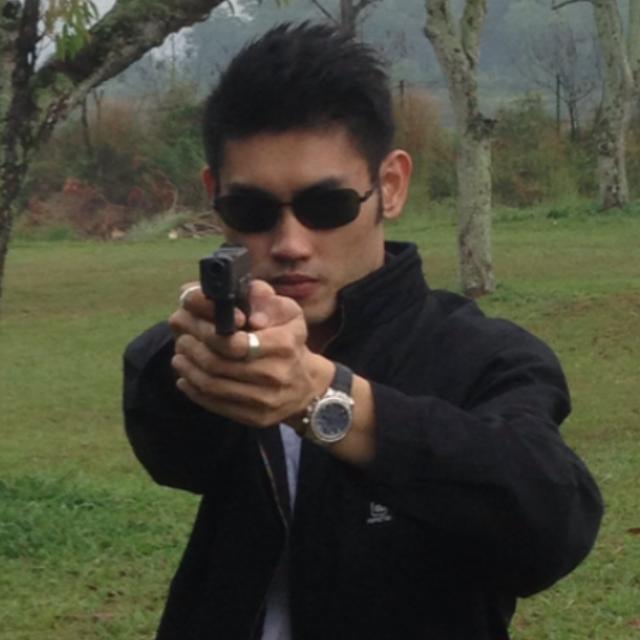Facebook There were at least two pictures of him holding a gun