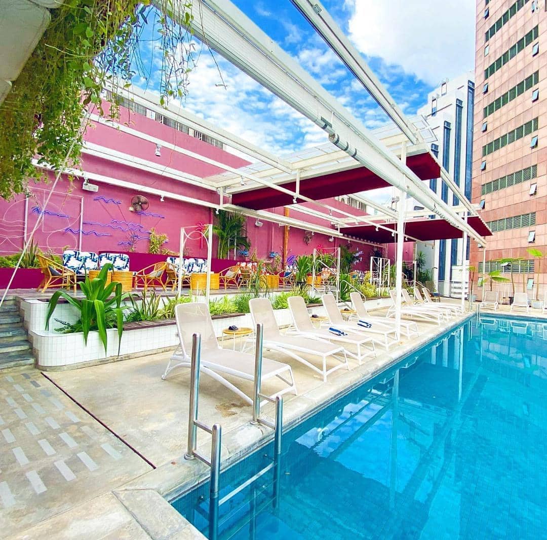 Instagram/@swimmingclubkl Pool side chill, anyone?