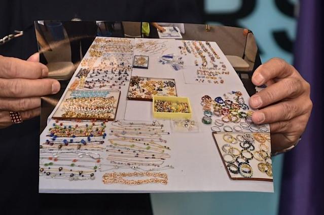 Some of the seized assets