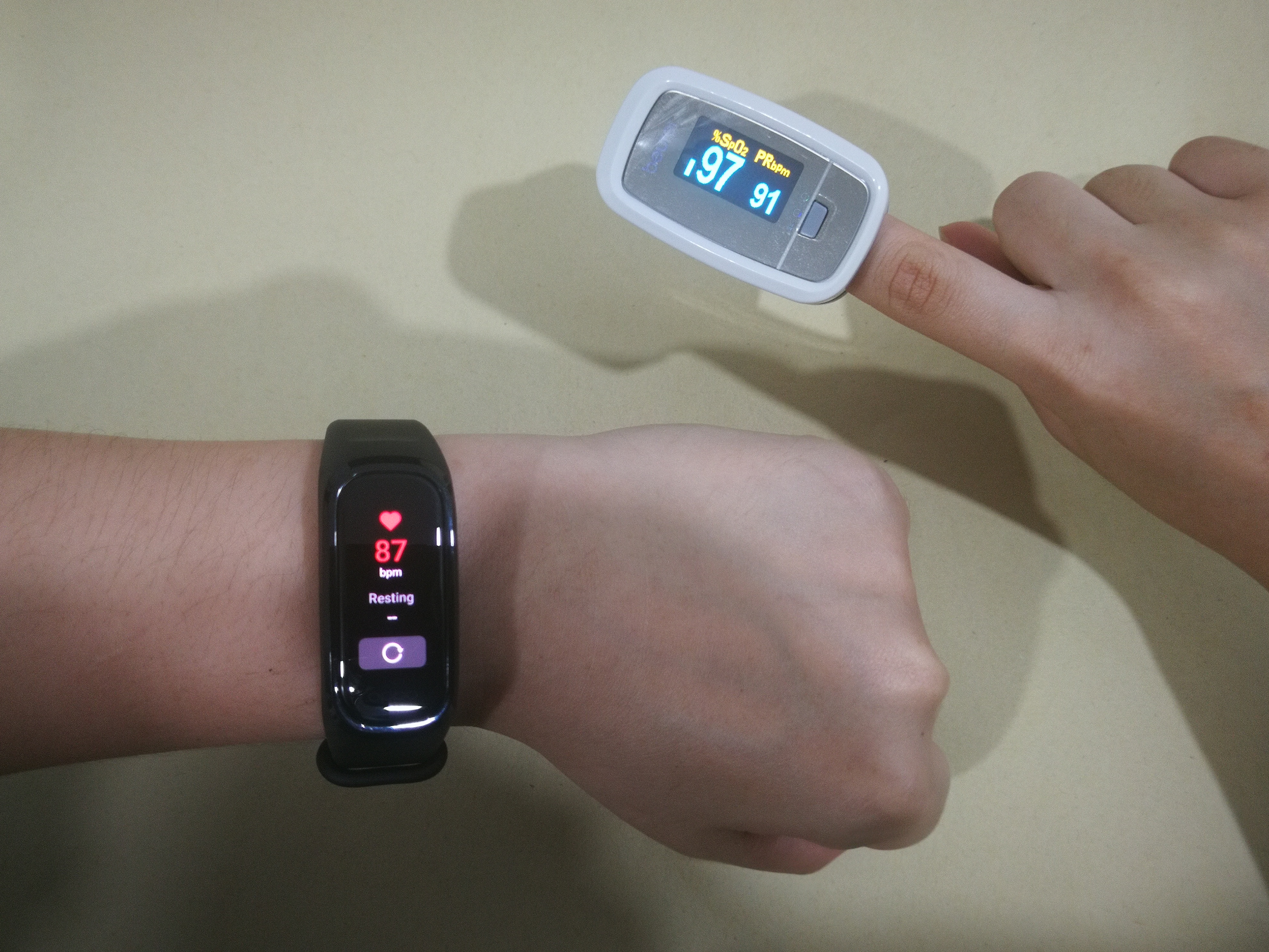 This other way produced 87 bpm for the OPPO Band and 91 bpm for the pulse oximeter. It’s still not too far off!