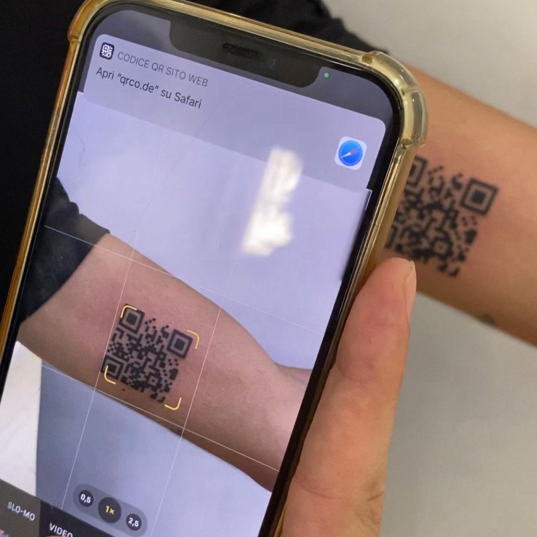 The only kind of QR code tattoo worth having
