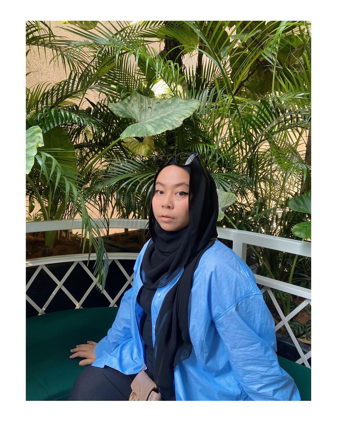 Instagram/Diyana Ehsan The elegance of the black tudung.