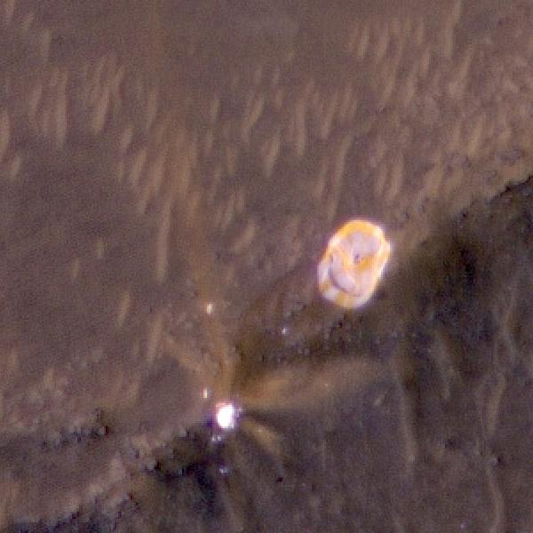 The surface of Mars.