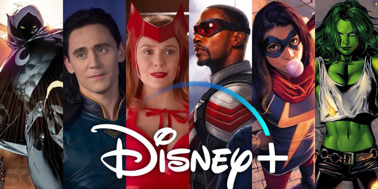 Upcoming MCU titles coming to Disney+
