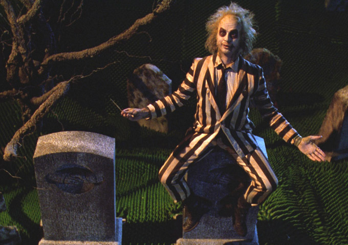 Michael Keaton as Beetlejuice.