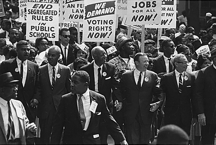 The rise of the Civil Rights Movement.