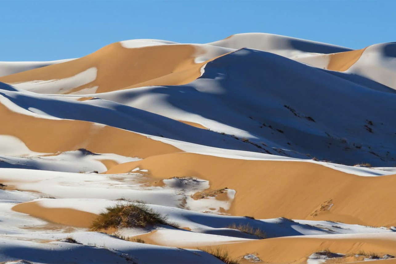 Karim Bouchetata/Bav Media Icy dunes.