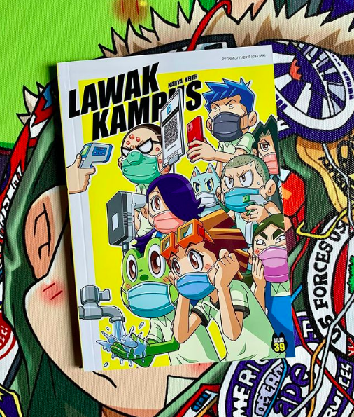 The latest issue of 'Lawak Kampus'.