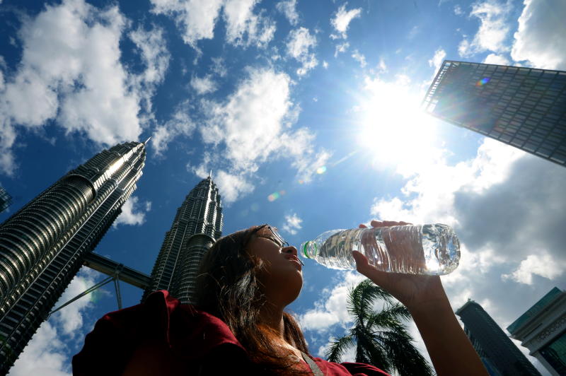 The hot weather is here to stay.