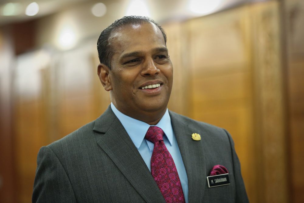 Human Resource Minister Datuk Seri M. Saravanan