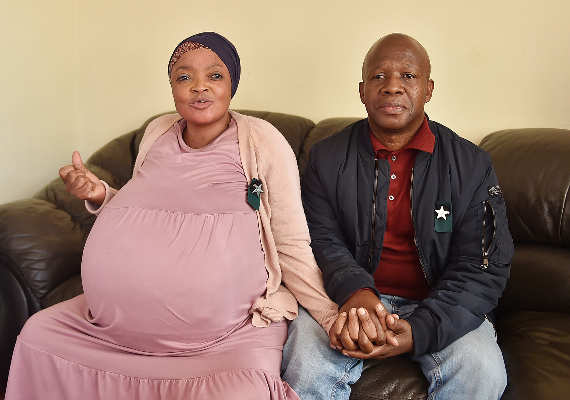 Facebook/Pretoria News The happy couple.