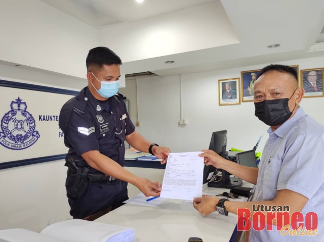 Two police reports were lodged against the man.