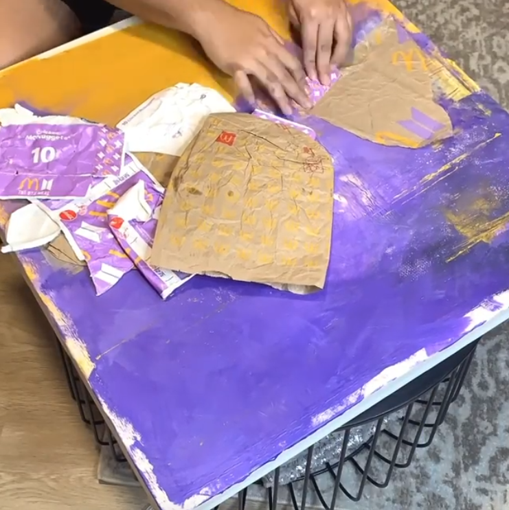 Turning packaging into artwork.