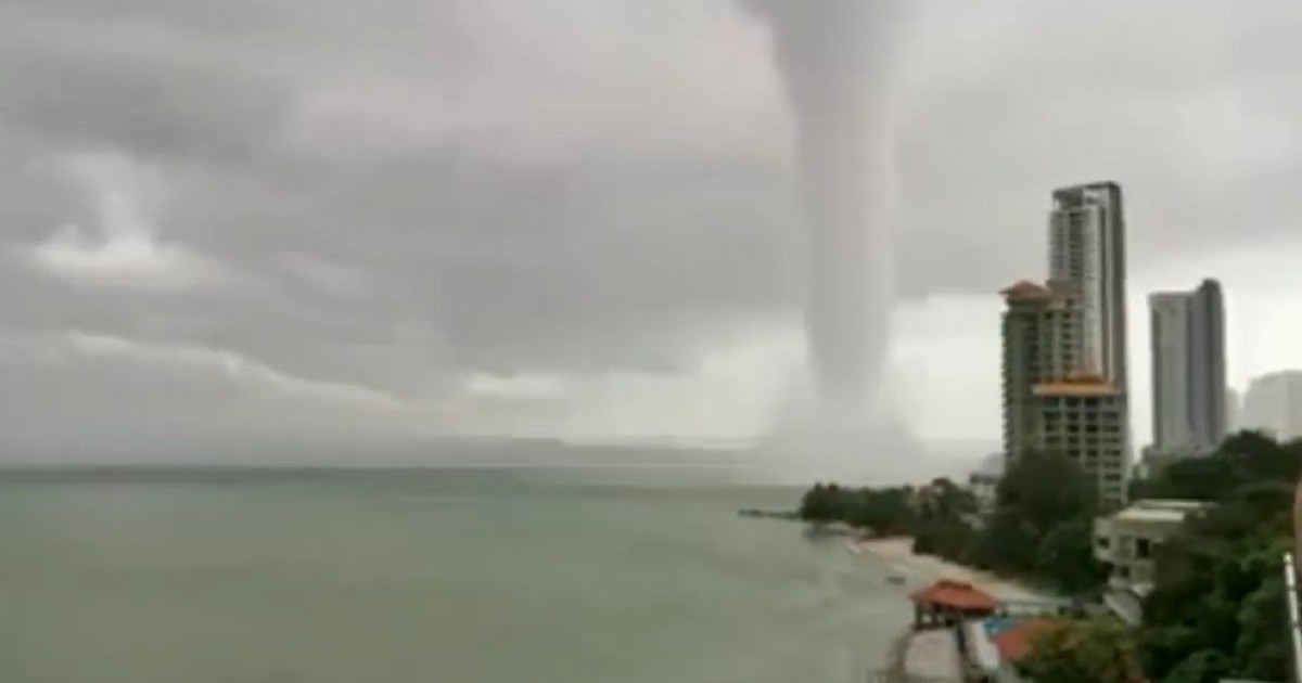 A mini-tornado reported in Langkawi back in 2019.