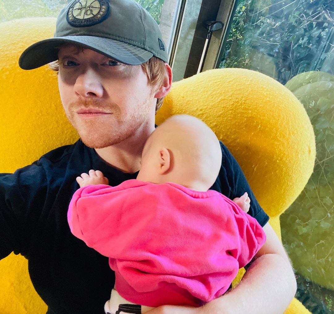 Last year, Grint welcomed his daughter with girlfriend, Georgia Groome.
