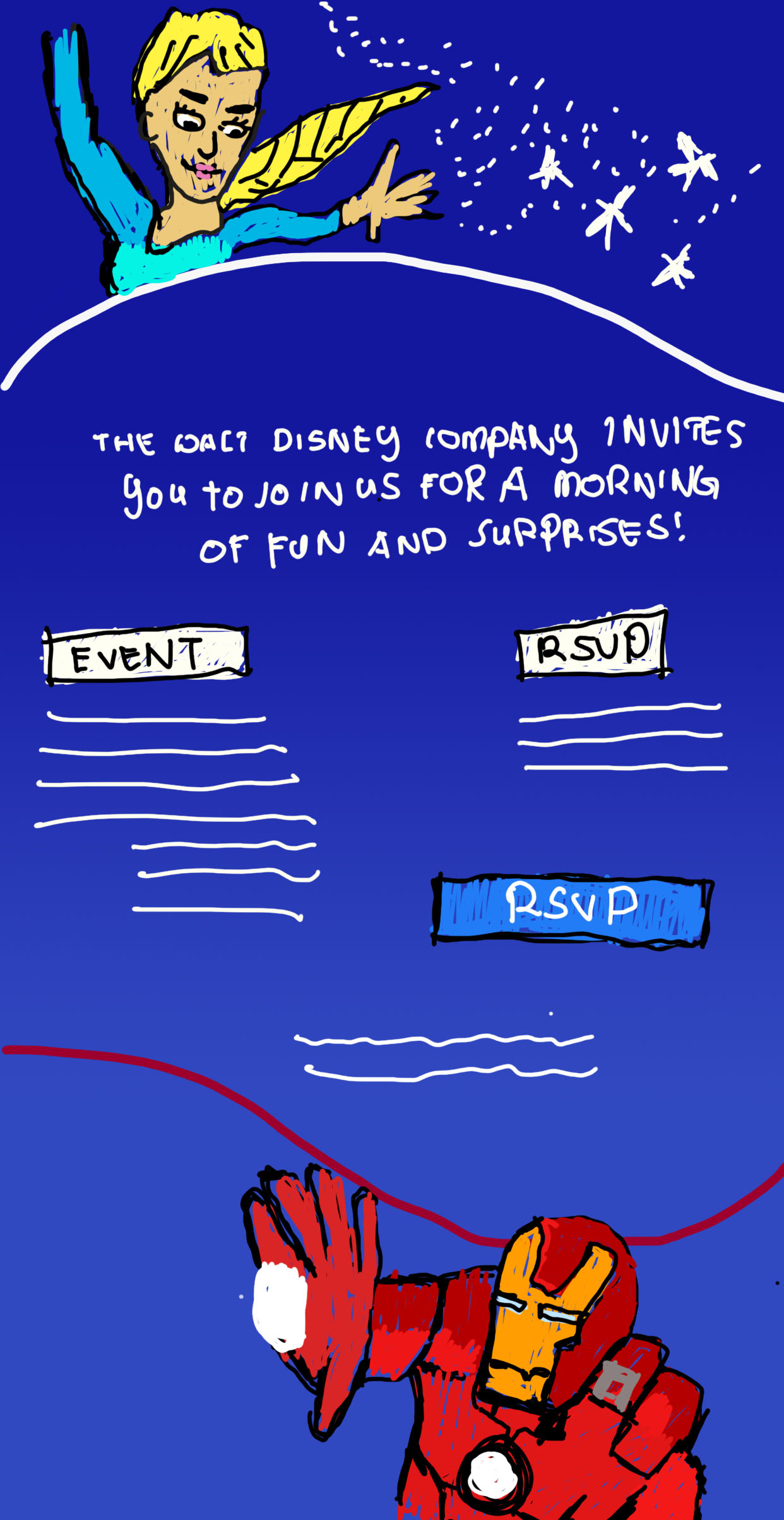 This looks almost similar to the invite we received.