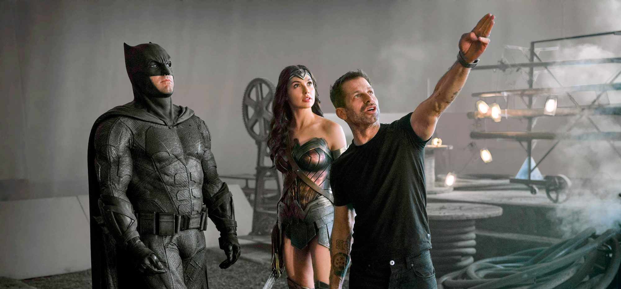 Warner Bros. Pictures Zack Snyder on set.