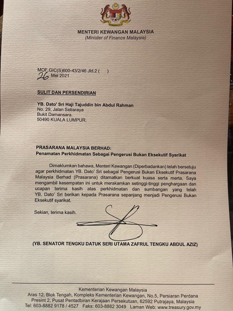 A copy of the letter that went viral.