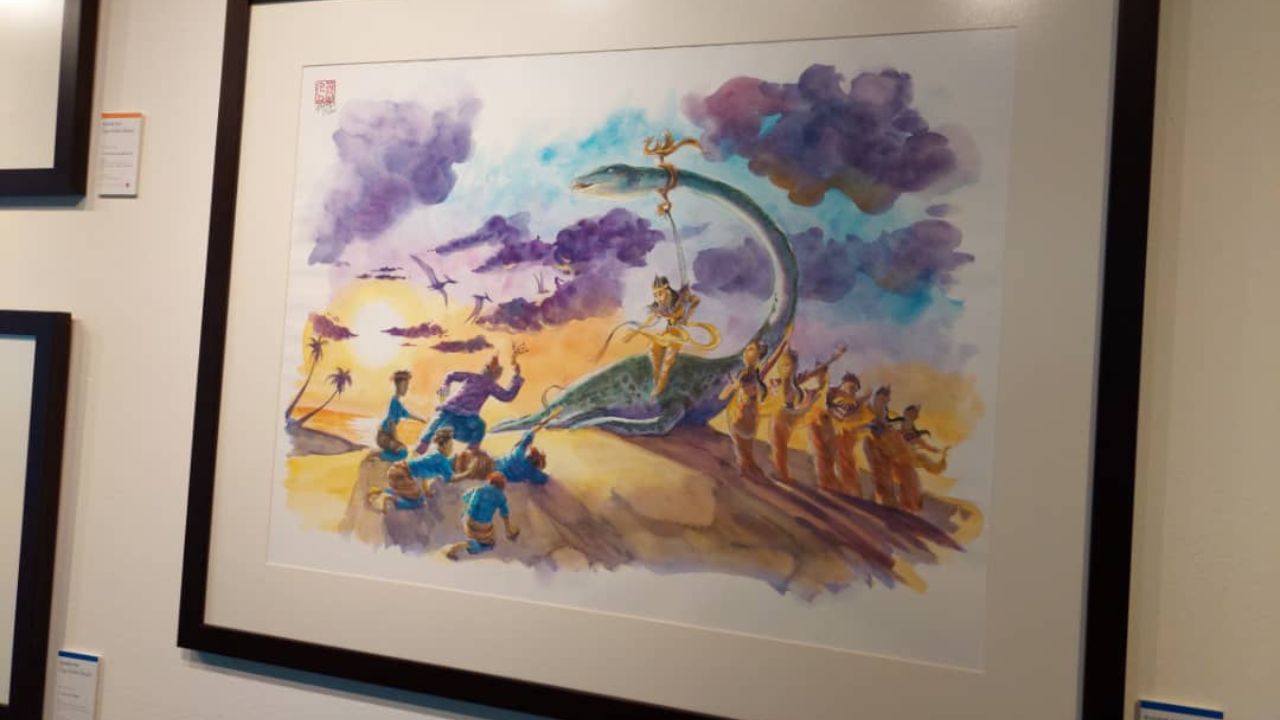 ulek awang inspired painting