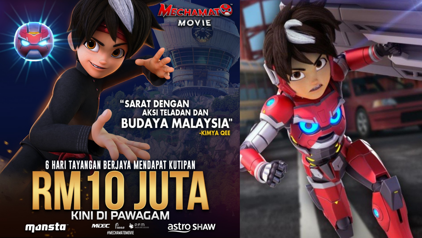 Memang Gempak! Mechamato Movie Cecah Kutipan RM10 Juta Dalam Masa 6 ...