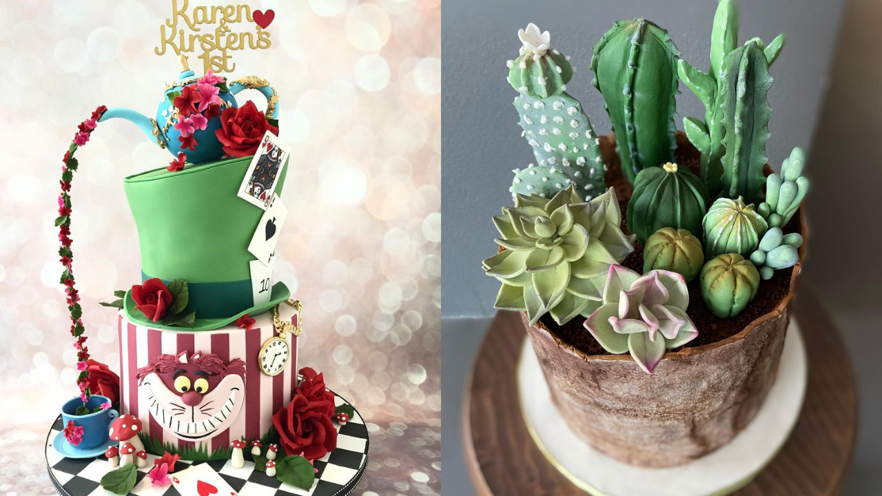 miss shortcakes alice in wonderland cake