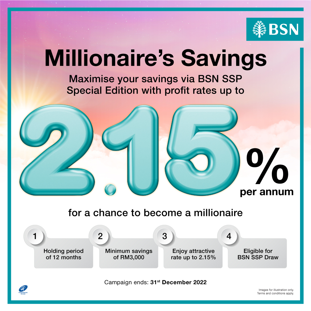 bsn millionaires savings profit rate