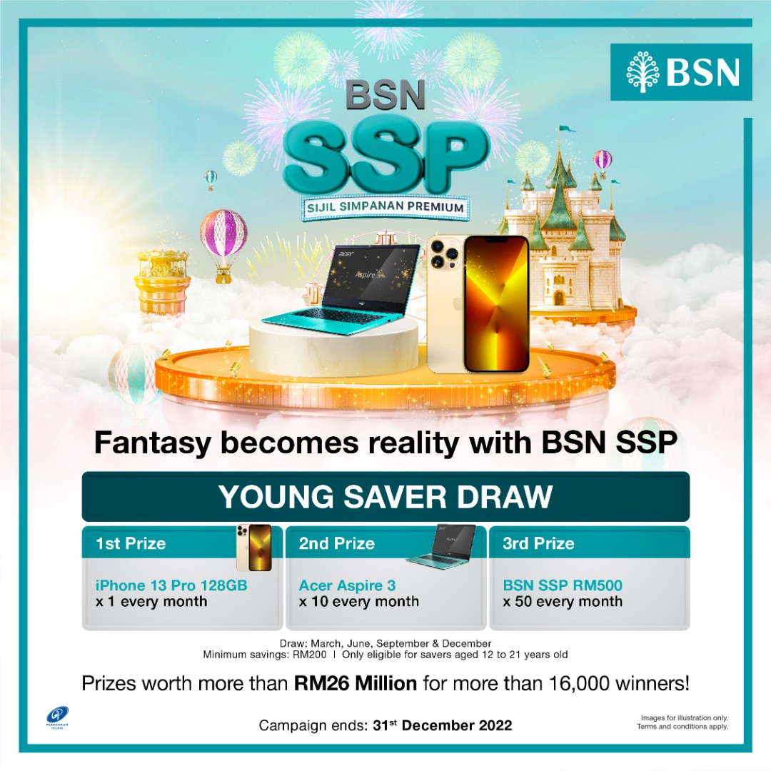 bsn ssp young saver draw prize
