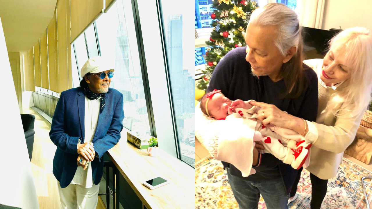 dato shake with grandkids