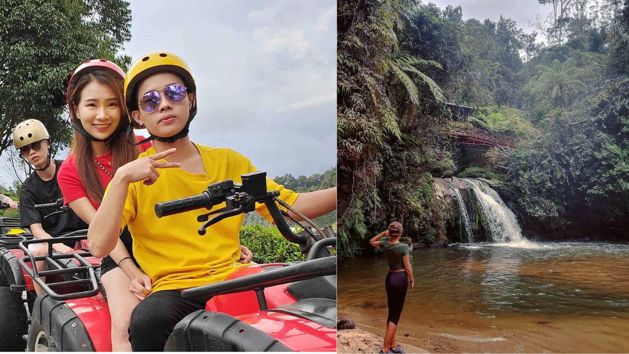 waterfall at taman eko rimba cameron highlands