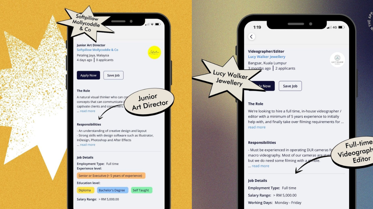 cult creative app interface