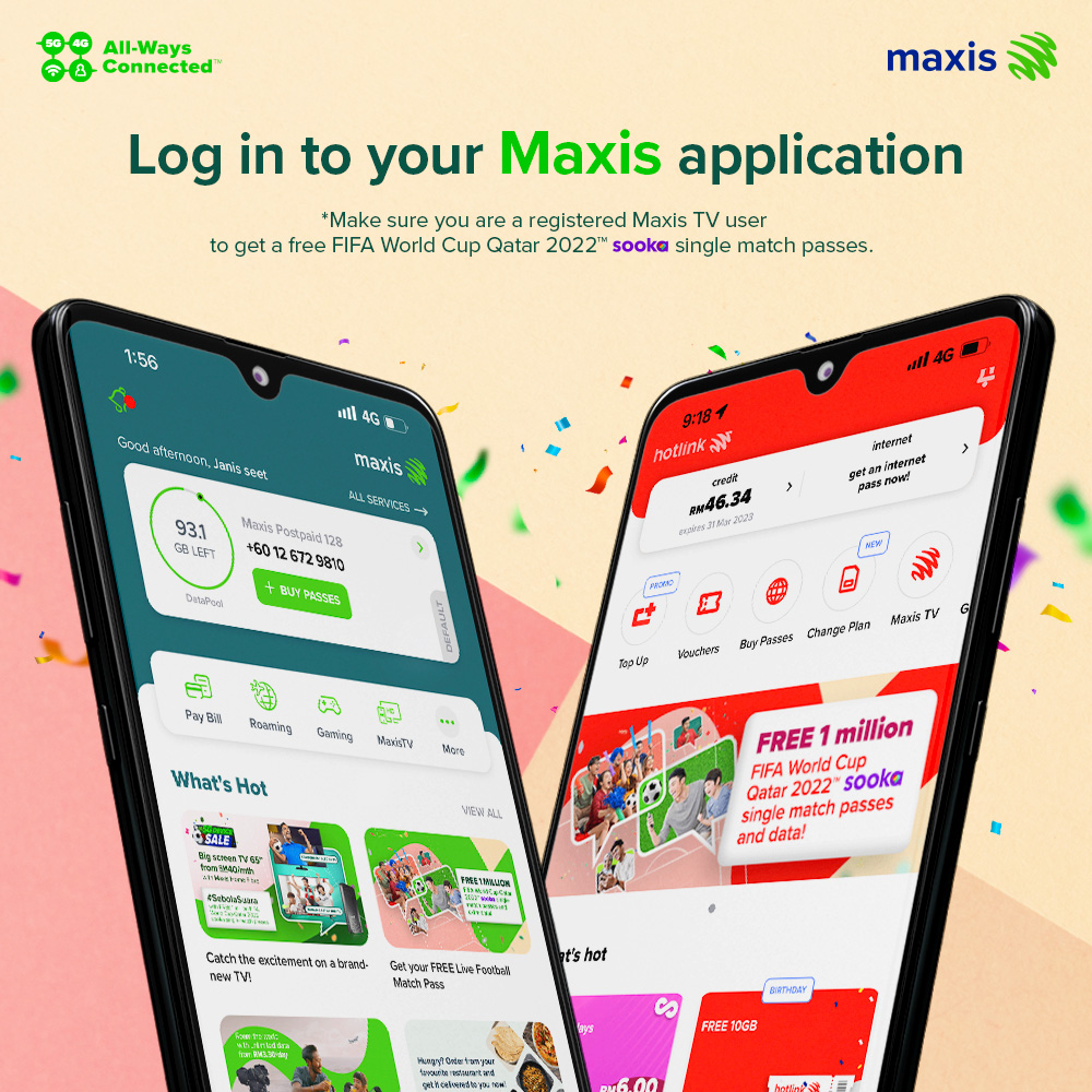 maxis app login