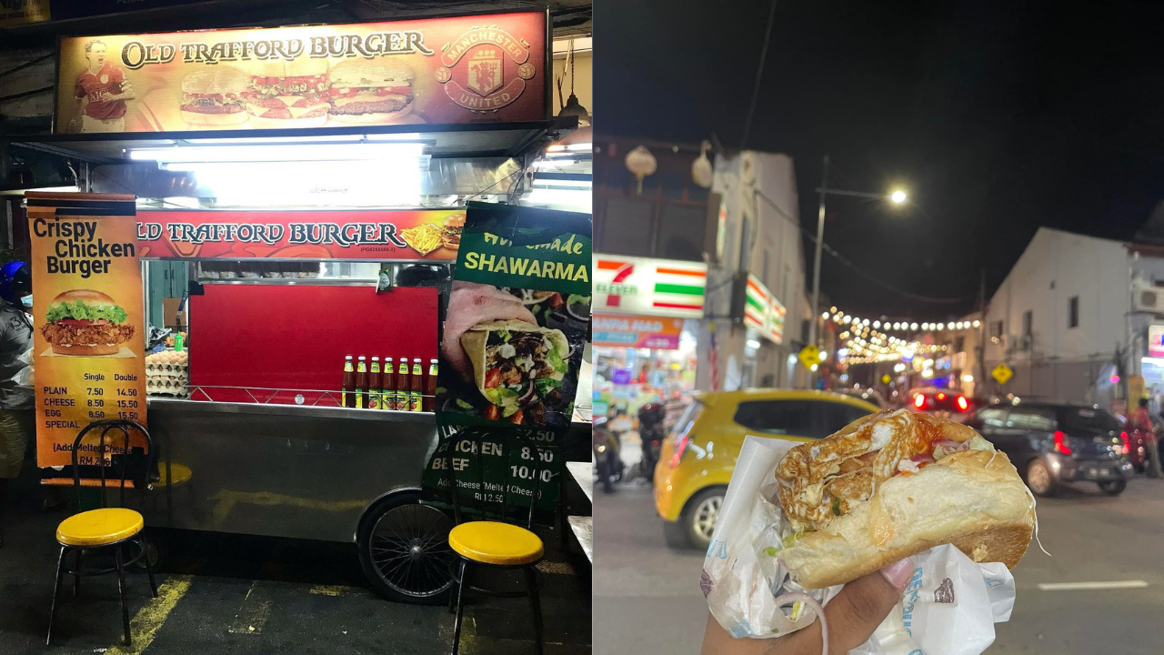 old trafford burger penang