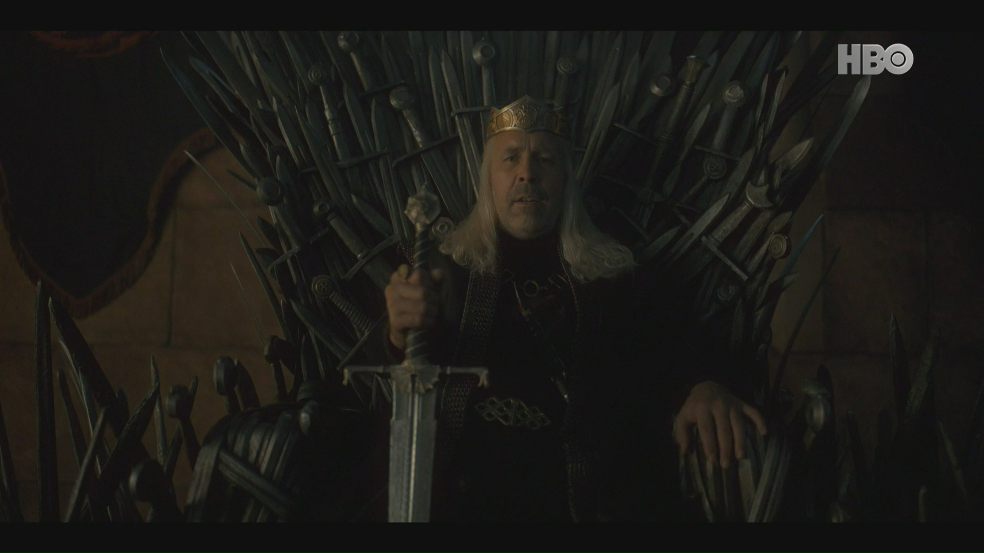 king verys on iron throne