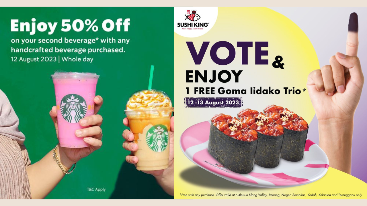 state election promo starbucks