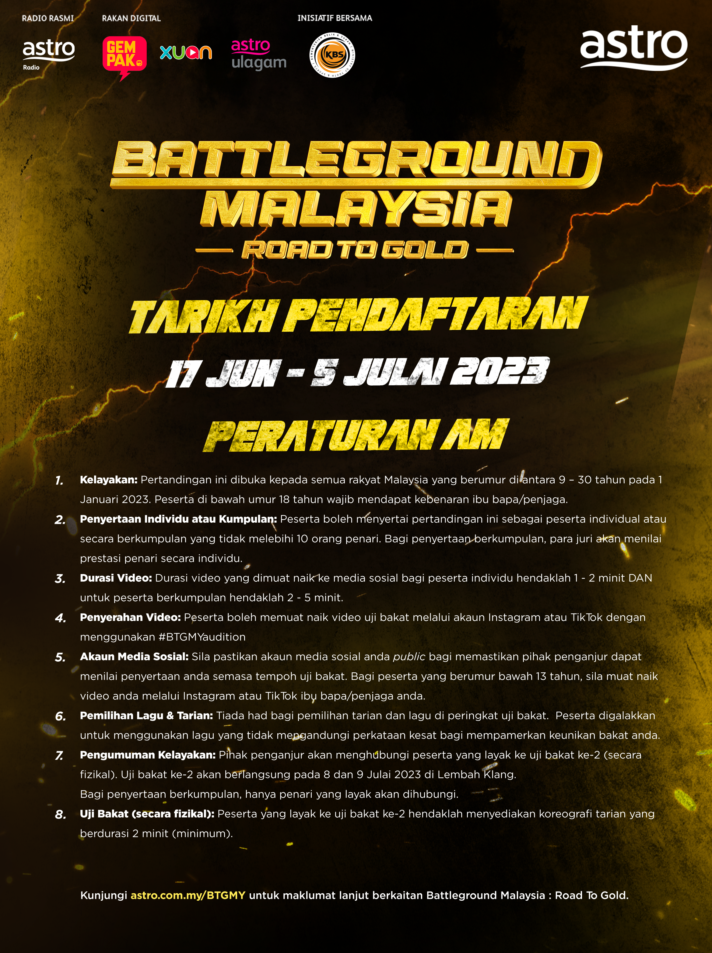 Battleground Malaysia: Road to Gold