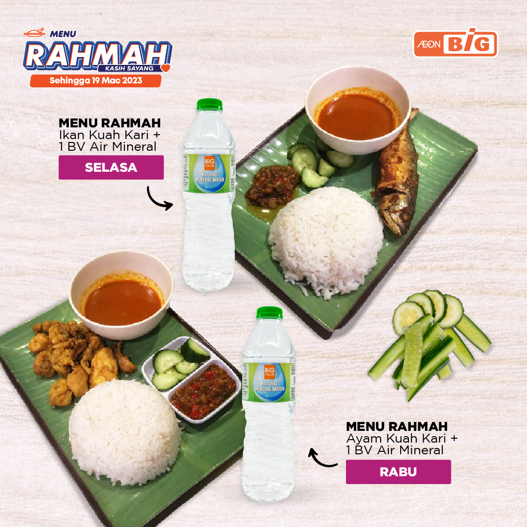 aeon big menu rahmah