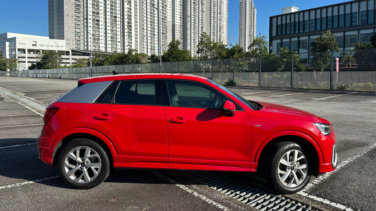 audi q2 rear pillar blade