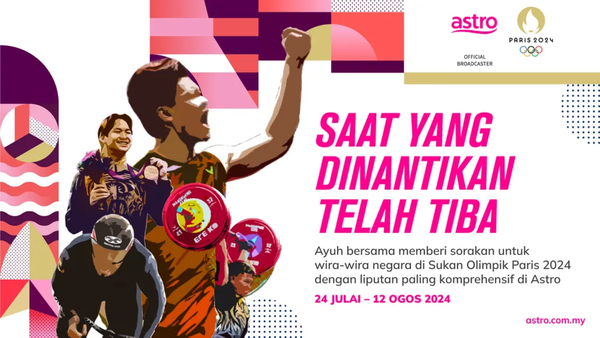 Bagaimana untuk tonton siaran langsung Sukan Olimpik Paris 2024 di Malaysia