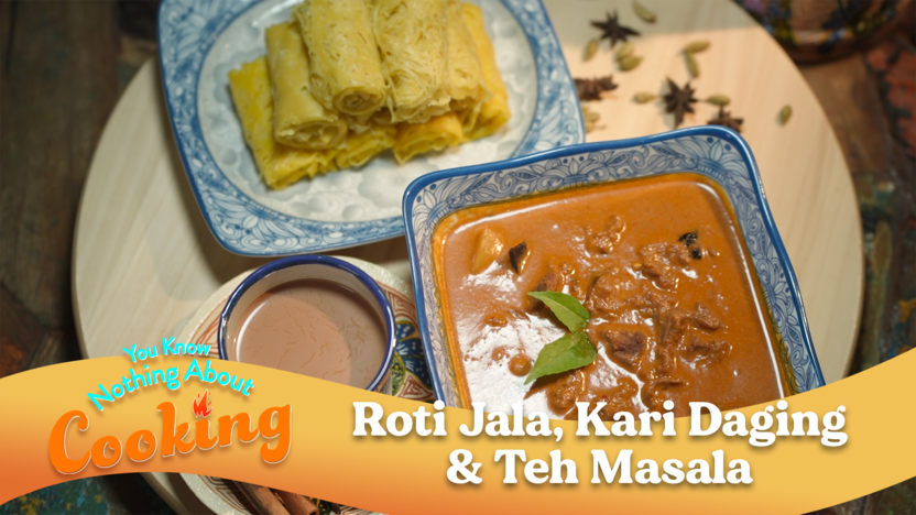 Roti Jala, Kari Daging & Teh Masala